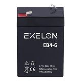 Exelon 6 Volt 4 Amper 6V4AH Akü Bakımsız Kuru Tip 20HR Pil 4AH Güç Kaynağı