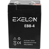 Exelon GS2621 Fenere Uyumlu Akü 4V8AH Akü Goldsilver GS2621 Uyumlu Akü 4 Volt 8AMPER Bakımsiz Kuru Tip 4V8AH Akü El Feneri Aküsü 4V 8AH Işildak 4 Volt 8 Amper Akü 4V 8AH Akü 4 Volt 8 Amper Akü