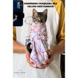 Exelox -Sihirli Kendinden Yapışkanlı Bez Velcro Kedi Kundağı, Makyaj Çantası Vb.