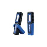 EXEN EL 105 FL Şarjlı El Feneri, 500 Lümen, 3.7V 2.6Ah, COB+SMD LED, USB Type-C, Mavi