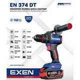 EXEN EN 374 DT 2x4 Ah Akülü Darbeli Matkap