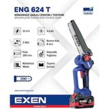 Exen Eng 624T-21V 4AH 200 mm Kömürsüz Şarjlı Zincirli Testere