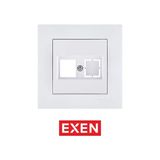 Exen Karell Beyaz Data Priz Jaksız