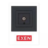Exen Karell Füme Uydu Prizi (F Konnektör)