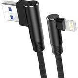 Exenar 3 Metre Oyuncu Şarj Kablosu iPhone Uyumlu Uzun 3A 3m USB - Ligtning - Siyah