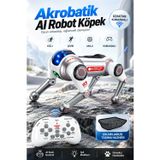 Exenar Akıllı AI Robot Köpek Kumandalı Sesli Komut Evcil Hayvan Akrobatik Programlanabilir Eğitici Oyuncak