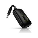 Exenar Aux Bluetooth Ses Adaptörü Iki Yönlü Rx/tx Alıcı Verici Araç Tv Televizyon Pc Bilgisayar 3.5mm Jack - Siyah