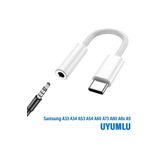 EXENAR Samsung A33 A34 Uyumlu Kulaklık Girişi Dönüştürcü 3.5 Mm Type C Kulaklık Çevirici Adaptör