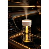 Exenar Şarjlı Hava Nemlendirici Araç İçi Ambiyanslı H2O Mini Buhar Makinesi LED Işıklı Humidifier Nem Cihazı