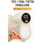 Exenar Şarjlı Tüy Toplama Tiftik Temizleme Makinesi Dijital Ekranlı 3 Kademe Kumaş Kazak Tiftik Temizleyici 6 Bıçaklı