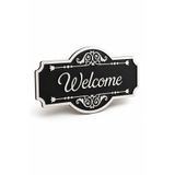 Exendekor Dekoratif Kapı Tabelası Welcome Yazılı – 3mm MDF, Duvar Askılı