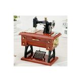 EXENET Nostaljik Dikiş Makinesi Müzik Kutusu Klasik Kurmalı Retro Antika Dekoratif Sanat Tasarımı Hediyelik