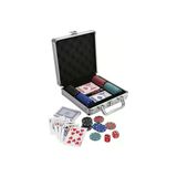 Exenet Profesyonel Poker Seti Özel Vıp Metal Çantalı 100 Fiş Casino Oyunu Texas Hold'em Lüks Eğlence Takımı