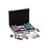 Exenet Profesyonel Poker Seti Özel Vıp Metal Çantalı 200 Fiş Casino Oyunu Texas Hold'em Lüks Eğlence Takımı
