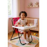 Exent 2-6 Yaş Little Prences Lüx Çocuk Piknik Sandalyesi-Mini Kamp Sandalyesi-Kırmızı - 1 - Renkli