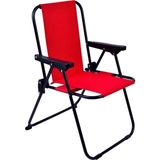 Exent 2-6 Yaş Lüx Çocuk Piknik Sandalyesi-Mini Kamp Sandalyesi-Kırmızı