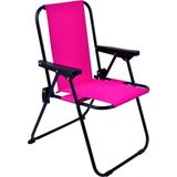 Exent 2-6 Yaş Lüx Çocuk Piknik Sandalyesi-mini Kamp Sandalyesi-pembe 40 kg Kapasiteli