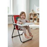 Exent Kids 2–6 Yaş, Baby Dinazor Katlanır Portatif Çalışma Masası ve Sandalye Tak-Çıkar Masa-Kırmızı - Çok Renkli - 32 cm x 32 cm