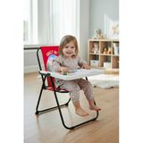 Exent Kids 2–6 Yaş, Sweet Cat Katlanır Portatif Çalışma Masası Ve Sandalye, Tak-Çıkar Masa-Kırmızı