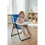 Exent Kids 2–6 Yaş, Uzay Yolu Katlanır Portatif Çalışma Masası ve Sandalye, Tak-Çıkar Masa-Mavi - Çok Renkli - 32 cm x 32 cm