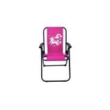 Exent Rainbow Unicorn 2-6 Yaş Lüx Çocuk Piknik Sandalyesi-Mini Kamp Sandalyesi-Pembe
