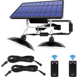 Exeo Solar LED Aydınlatma Güneş Enerjili 2 li Lamba Beyaz Işık