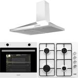 Exep Basic ED400 - EO330 - EF200 Beyaz 3'lü Ankastre Set