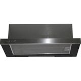 Exep F6-Ecr Inox Panel Sürgülü Siyah Aspiratör