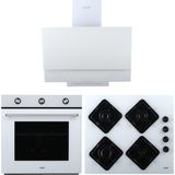 Exep Hero Beyaz 3'lü Ankastre Set ED402-EO320-EF240 A Enerji Sınıfı Modern Mutfak Uyumlu