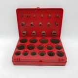 Exhoo Box-G Inç Viton O-Ring Kit Fkm 75 Shore A Yüksek Isıya Dayanıklı Inch Oring Box Yüksek Kaliteli Oring Conta Takımı 382 Adet Imperial Box O Ring Inç Box Kit Inc Viton Oring Seti 30 Ölçü O-Ring