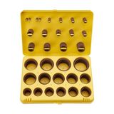 Exhoo Box-H Metrik Viton O-Ring Kit Fkm 75 Shore A Yüksek Isıya Dayanıklı Yüksek Kaliteli Oring Conta Takımı 386 Adet Metric Box O Ring Metrik Box Kit Metrik Viton Oring Seti 30 Ölçü O-Ring