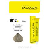 Exicolor 1012 EKSTRA METALİK SARI AÇICI Kalıcı Krem Saç Boyası 60ml