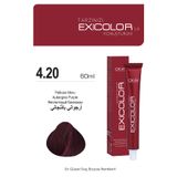 Exicolor 4.20 PATLICAN MORU Kalıcı Krem Saç Boyası 60ml