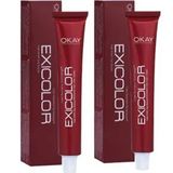 Exicolor 4.7 Türk Kahvesi 2x60 ml Saç Boyası