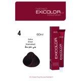 Exicolor 4 KAHVE Kalıcı Krem Saç Boyası 60ml