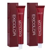 Exicolor 7.1 Küllü Kumral 2x60 ml Saç Boyası