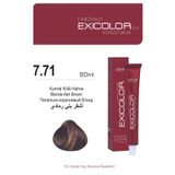 Exicolor 7.71 Kumral Küllü Kahve 60 ml Saç Boyası