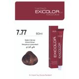 Exicolor 7.77 BADEM KAHVESİ Kalıcı Krem Saç Boyası 60ml