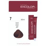 Exicolor 7 KUMRAL Kalıcı Krem Saç Boyası 60ml