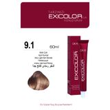 Exicolor 9.1 Küllü Çok Açık Kumral Tüp 60 ml Saç Boyası