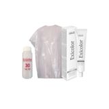 Exicolor Kalıcı Krem Saç Boyası 60 ml, Barut Gri, 30 Volüm Peroksit ve Boya Naylonu Seti