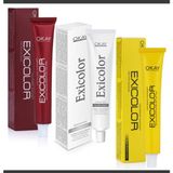 Exicolor Kalıcı Krem Saç Boyası 60ML + Kuaf Oksidan 60 ml + Boyama Seti - 8.08 Açık Kumral Kum Beji
