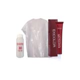 Exicolor Saç Boyası Tüp 60 ml, 8.7 Karamel, 30 Volüm Peroksit, Boya Naylonu Set