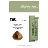 Exicolor Tonlayıcı T.08 KUM SARISI Kalıcı Krem Saç Boyası 60ml