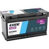 Exide EK960 12V 96AH 850A Start Stop Agm Akü (Üretim TARIHI:2025)