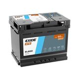 Exide Exıde EL600 12V 60AH 640A Start Stop Efb Akü (Üretim TARIHI:2025)