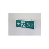Exit Sol Acil Çıkış Levhası