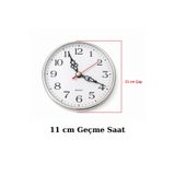 EXİZ TİCARET 11 cm Geçme Duvar Saati