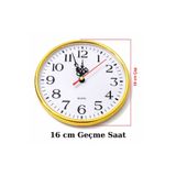 EXİZ TİCARET 16 cm Geçme Duvar Saati