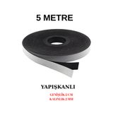 EXİZ TİCARET 5 Metre Yapışkanlı Şerit Mıknatıs Magnet - Genişlik 2 Cm Kalınlık 2 mm -MODEL 3
